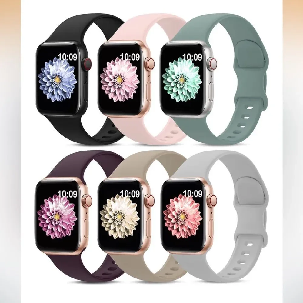 Apple Watch Silicone Sport Band: Pink